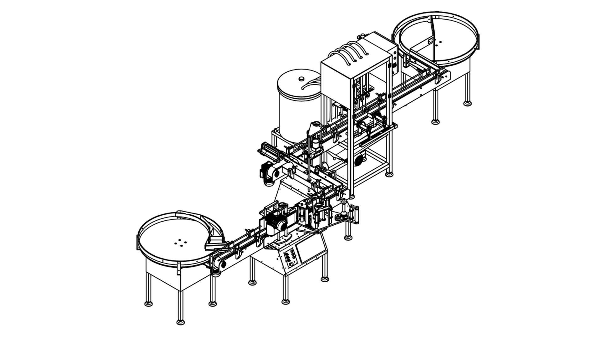 Packaging production line
